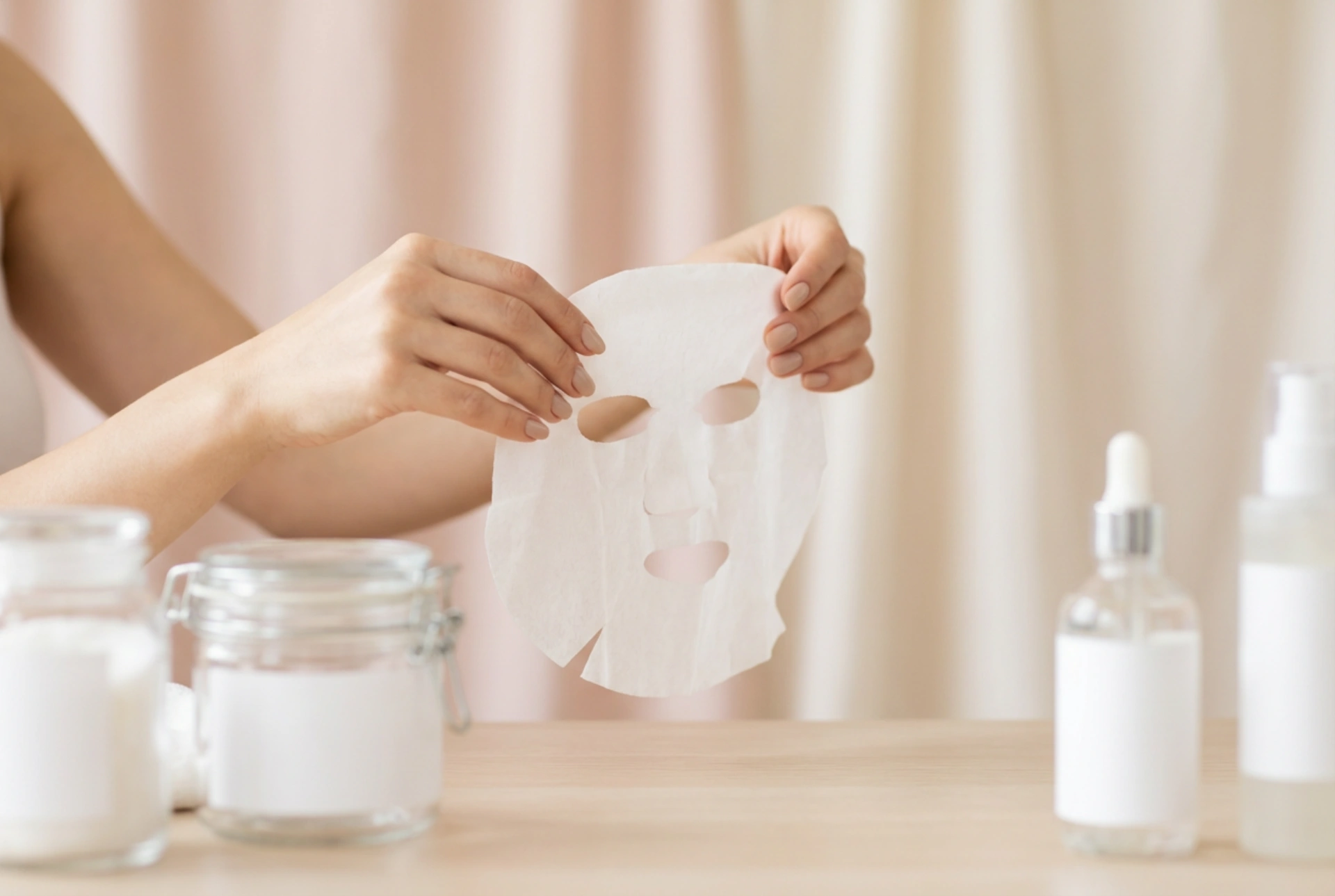 Máscaras faciais em folha: escolha, aplicação e tempo de uso