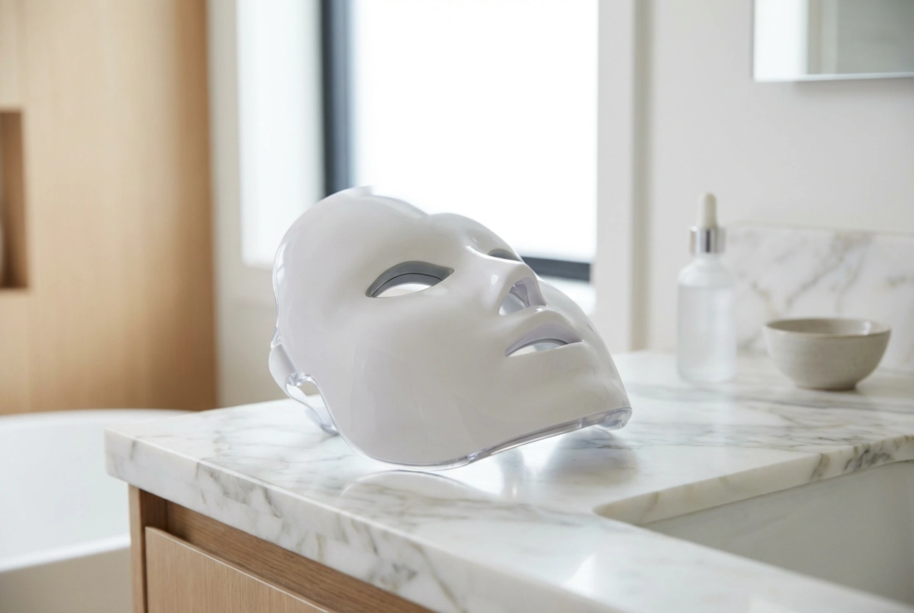 Máscara facial de LED: uso seguro e plano de sessão em casa