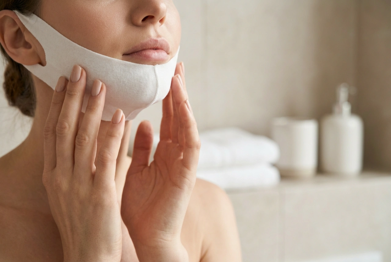 Máscara de lifting para o queixo: aplicação correta e tempo de uso