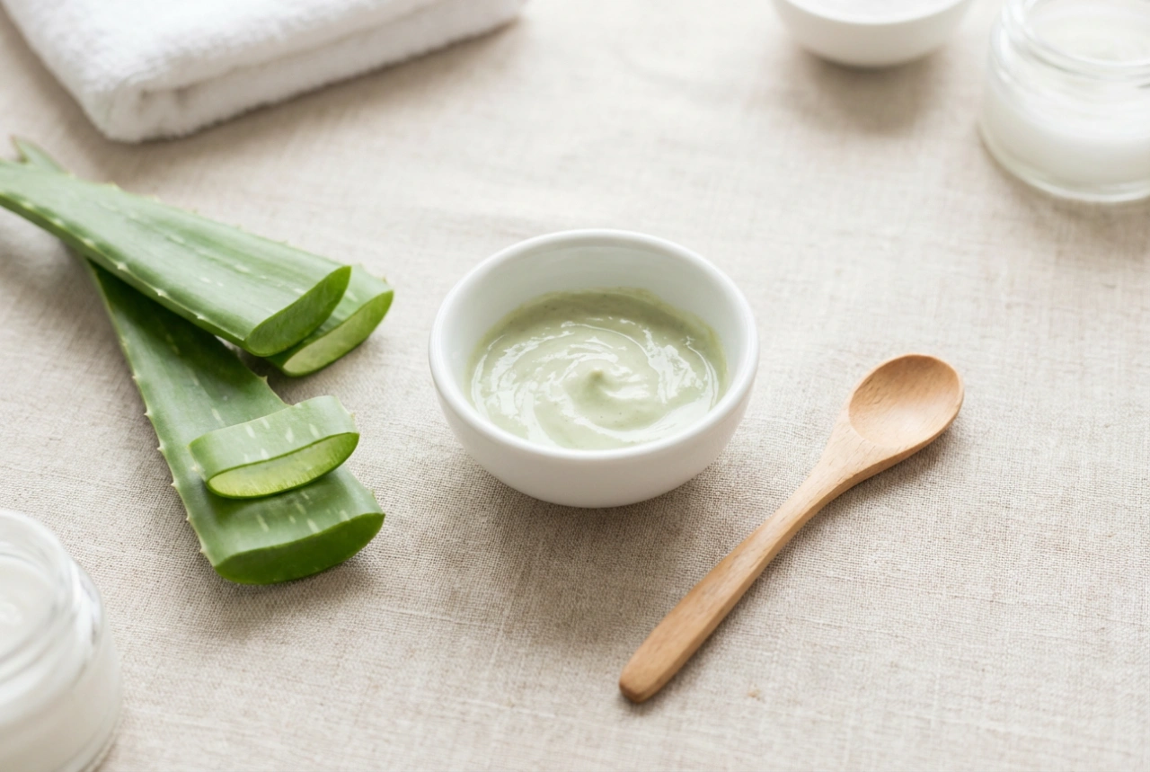 Máscara de aloe vera para acalmar a pele: como preparar e aplicar com segurança