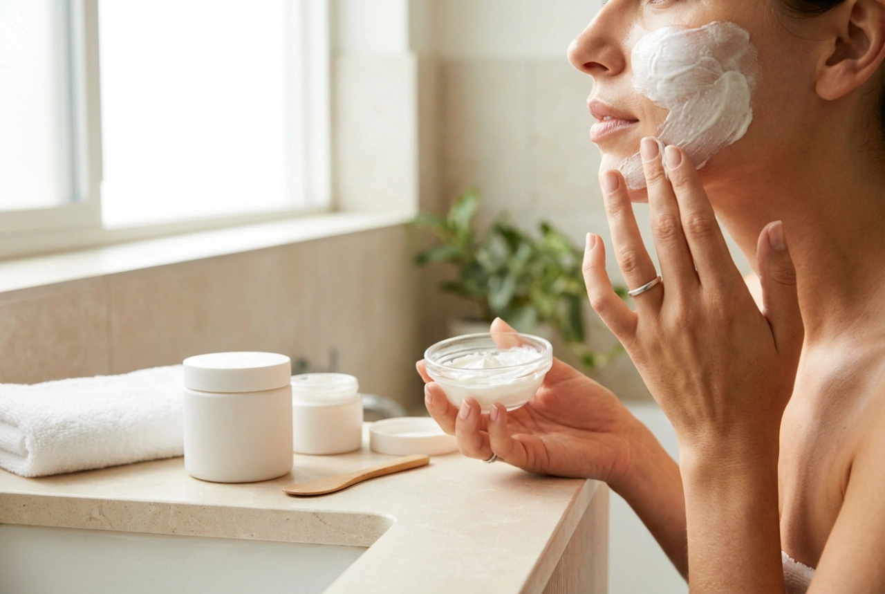 Como aplicar uma máscara para rugas para dar suavidade à pele