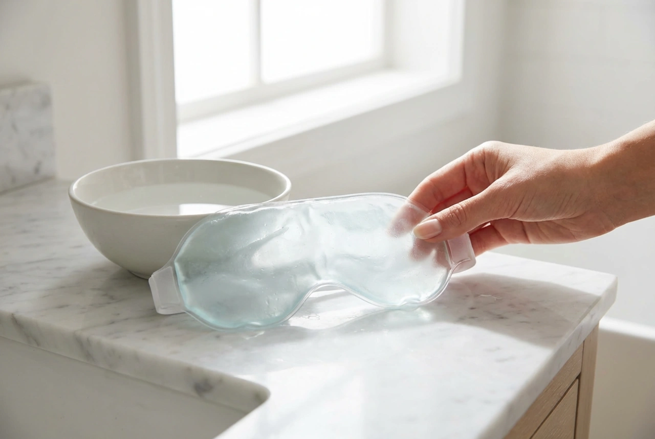 Máscara de olhos em gel: como arrefecer, aplicar e tempo de utilização