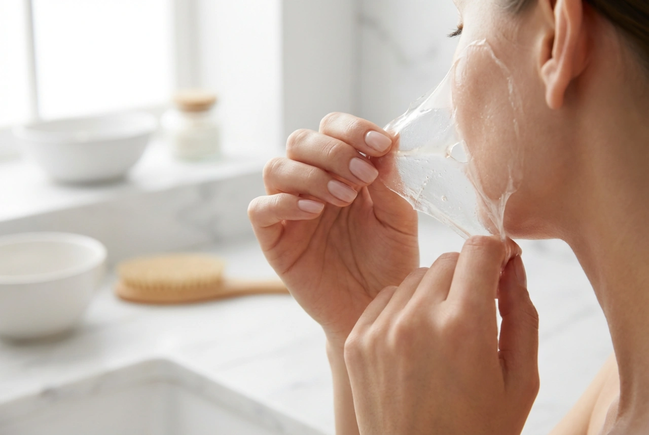 Máscara peel-off em casa: preparação da pele e remoção segura