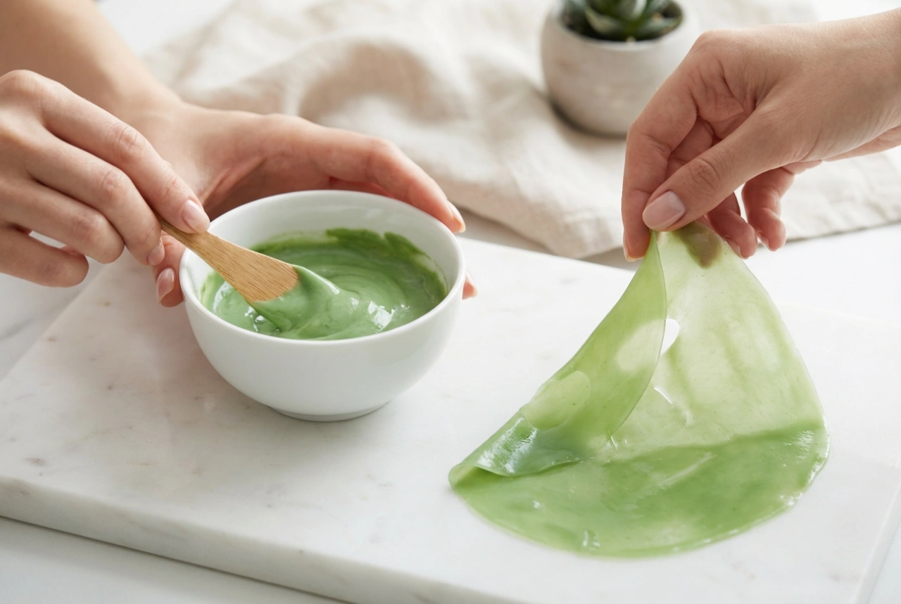 Máscara de algas para o rosto: como misturar, aplicar e remover numa só peça