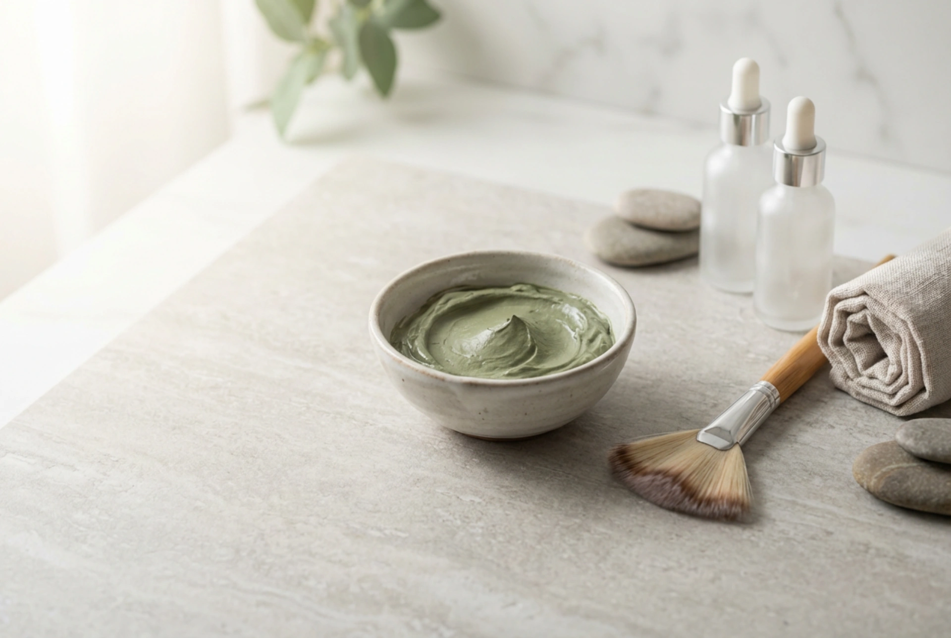 Máscara de argila verde: preparação da pele e aplicação