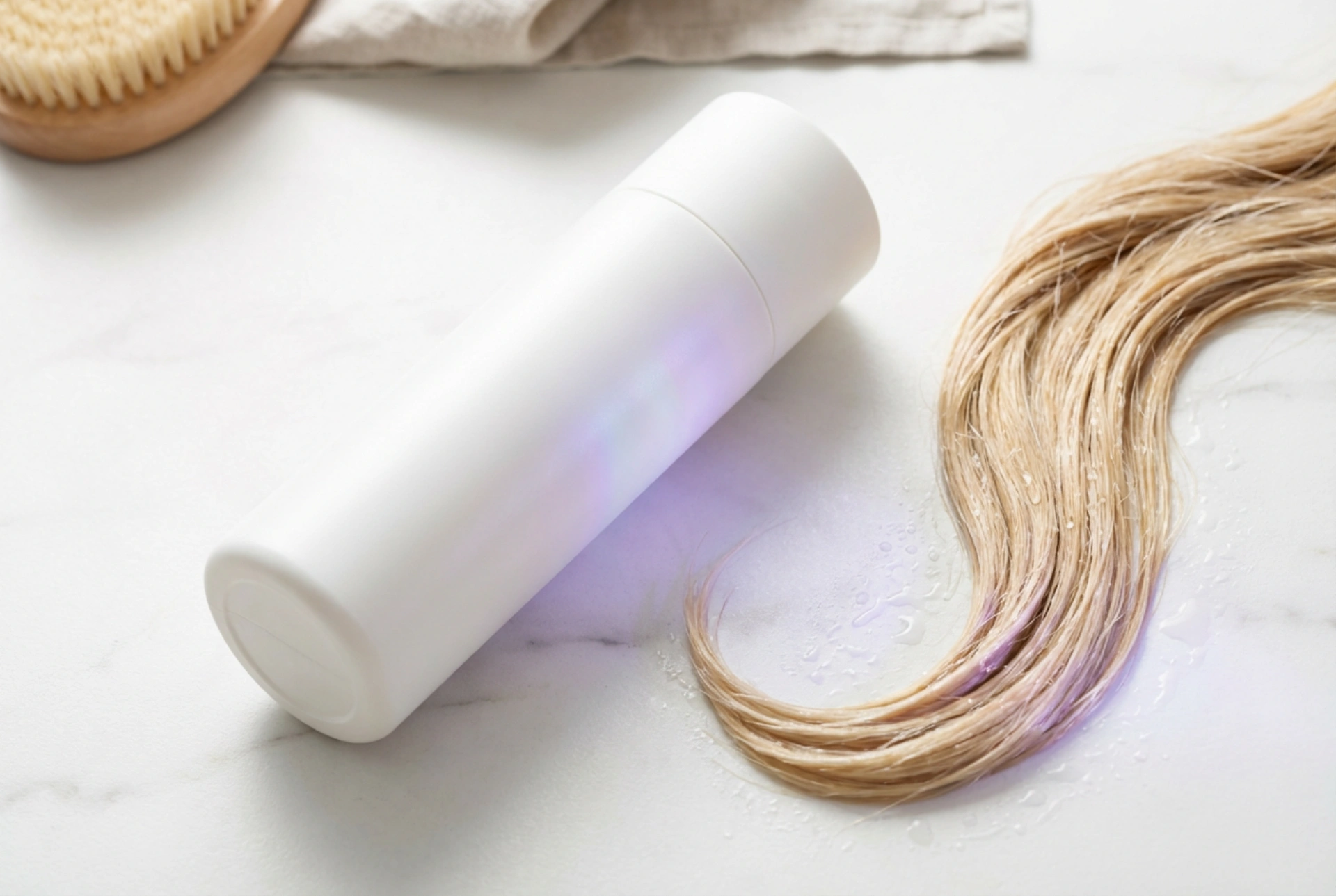Proteção do brilho: o papel do shampoo para cabelos descolorados e tons frios