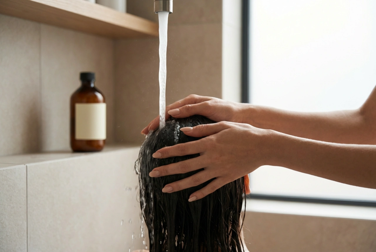 Domine o frizz: shampoo para cabelos rebeldes e técnicas de lavagem