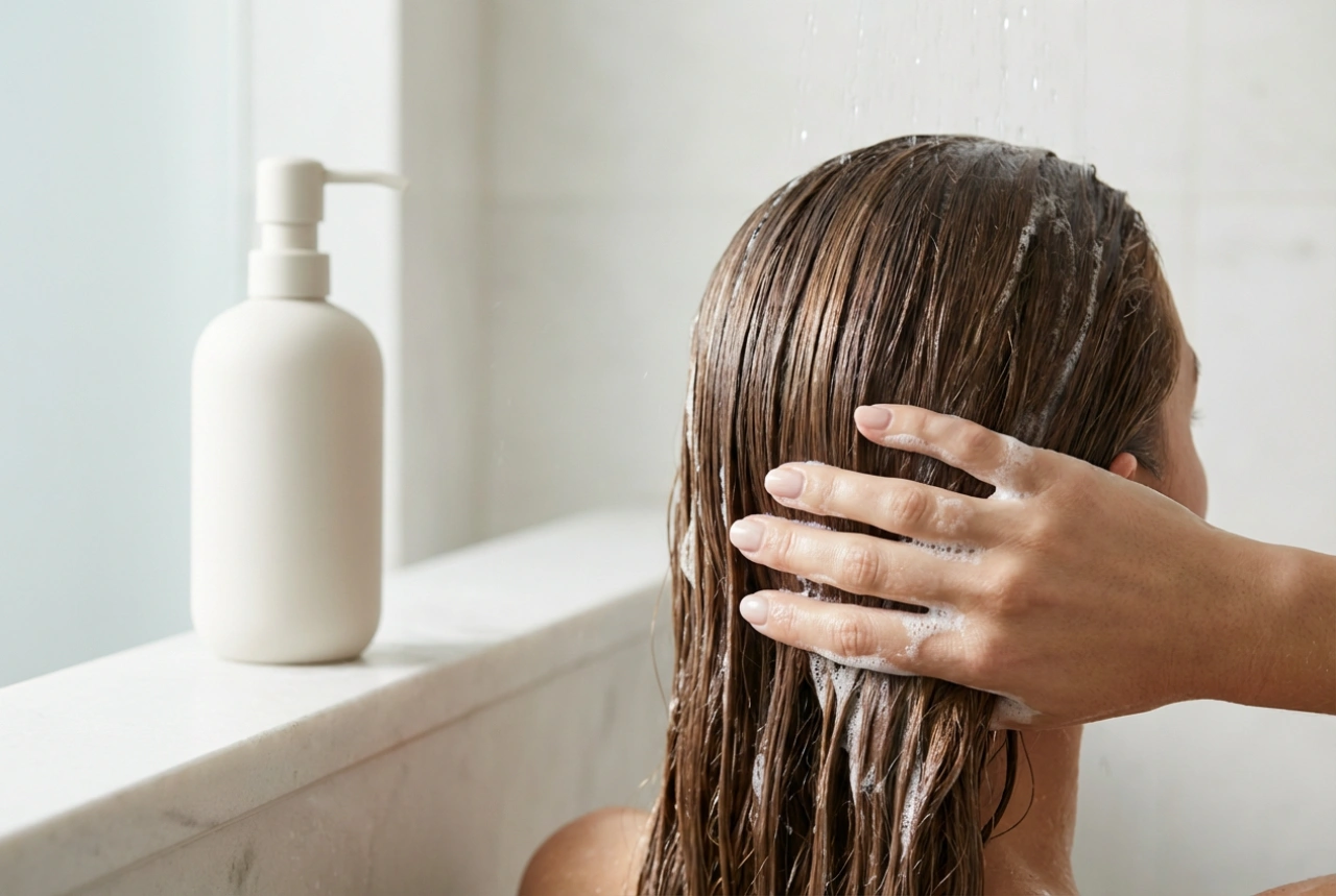 Shampoo com ceramidas: reconstrução da superfície do cabelo e técnica de lavagem
