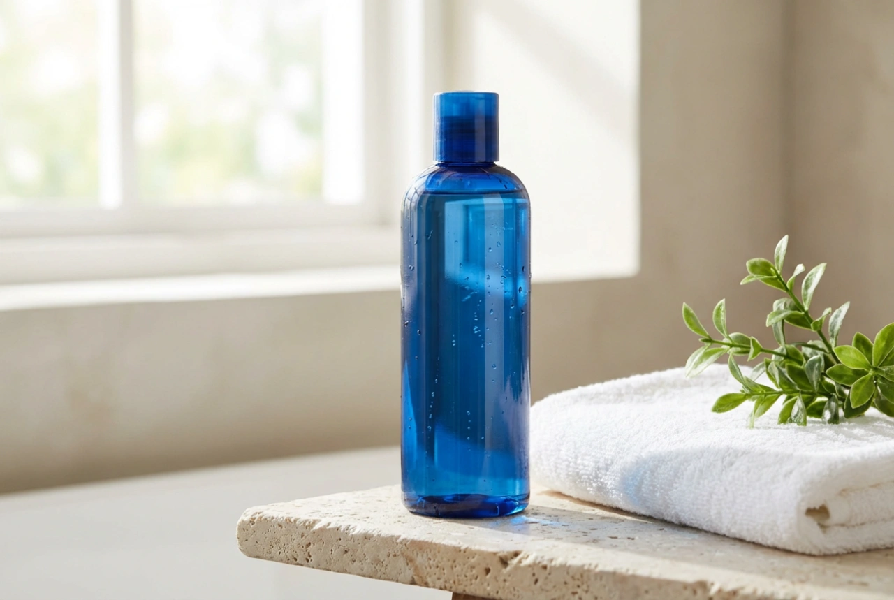 Shampoo azul para o cabelo: neutralização de reflexos acobreados