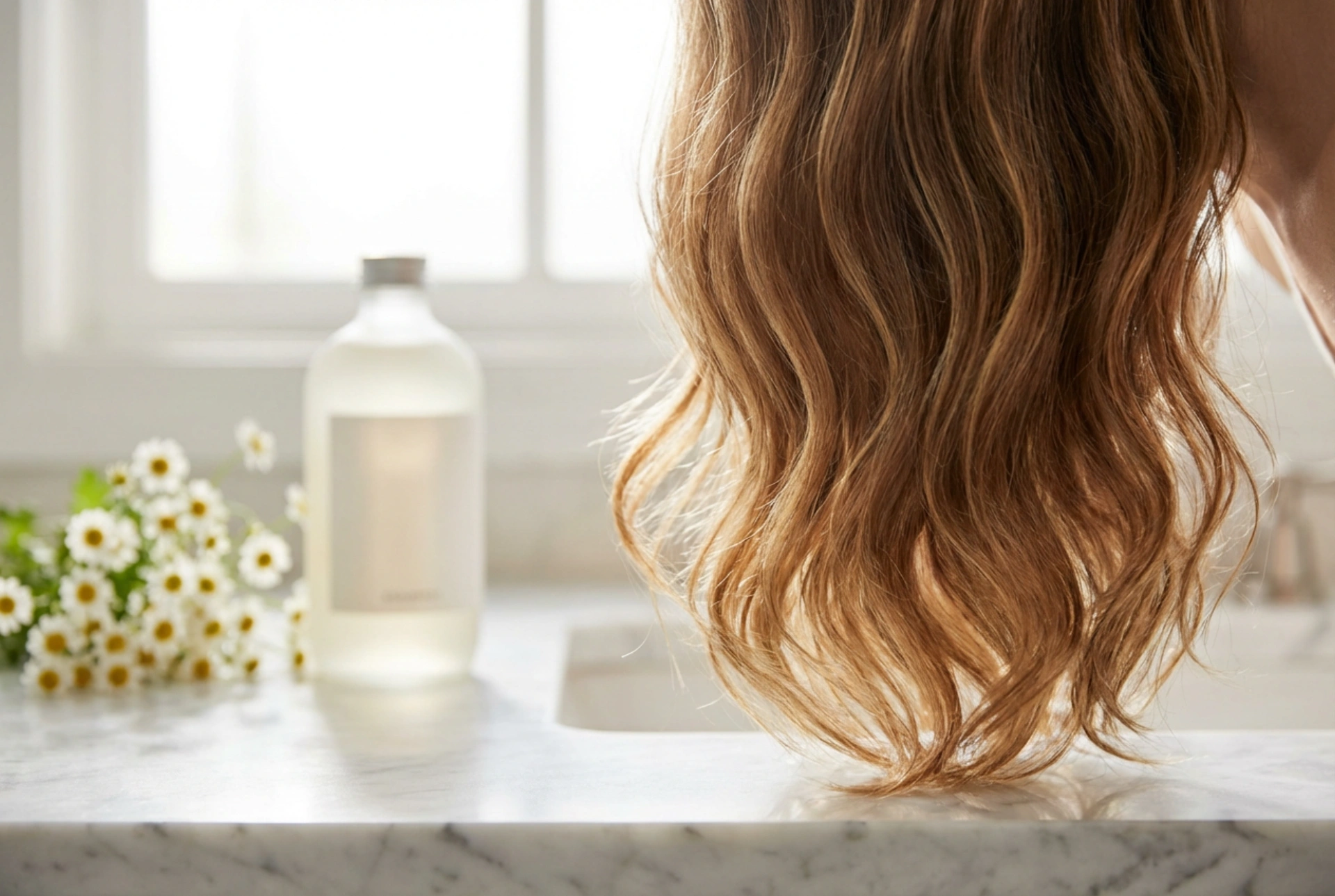 Shampoo de camomila para clarear o cabelo: efeito subtil e utilização