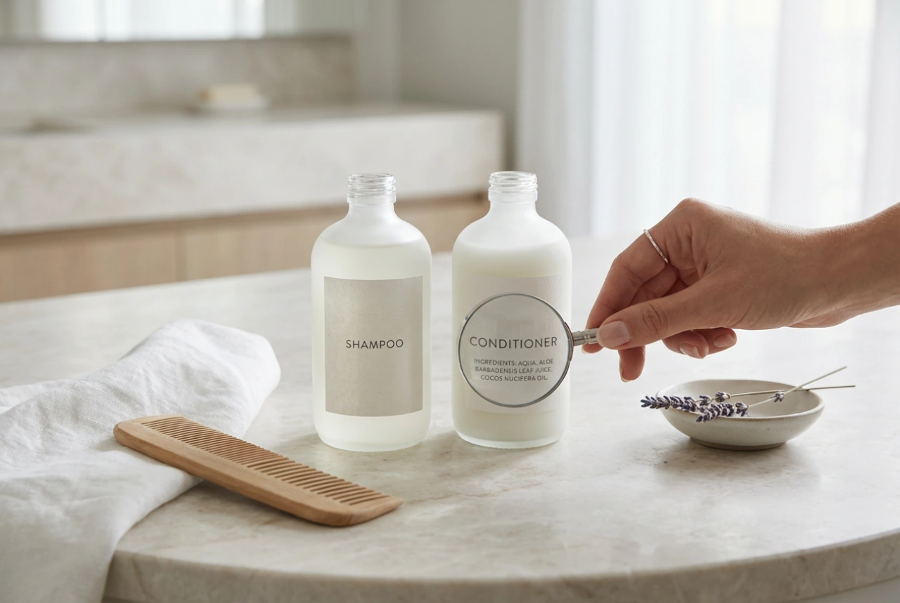 Champô com bons ingredientes: como ler os rótulos e lavar eficazmente