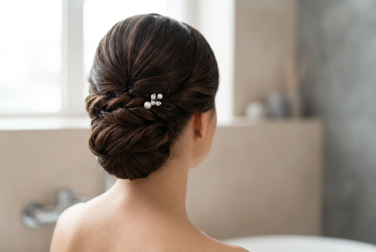 Penteado para a comunhão: um coque elegante passo a passo
