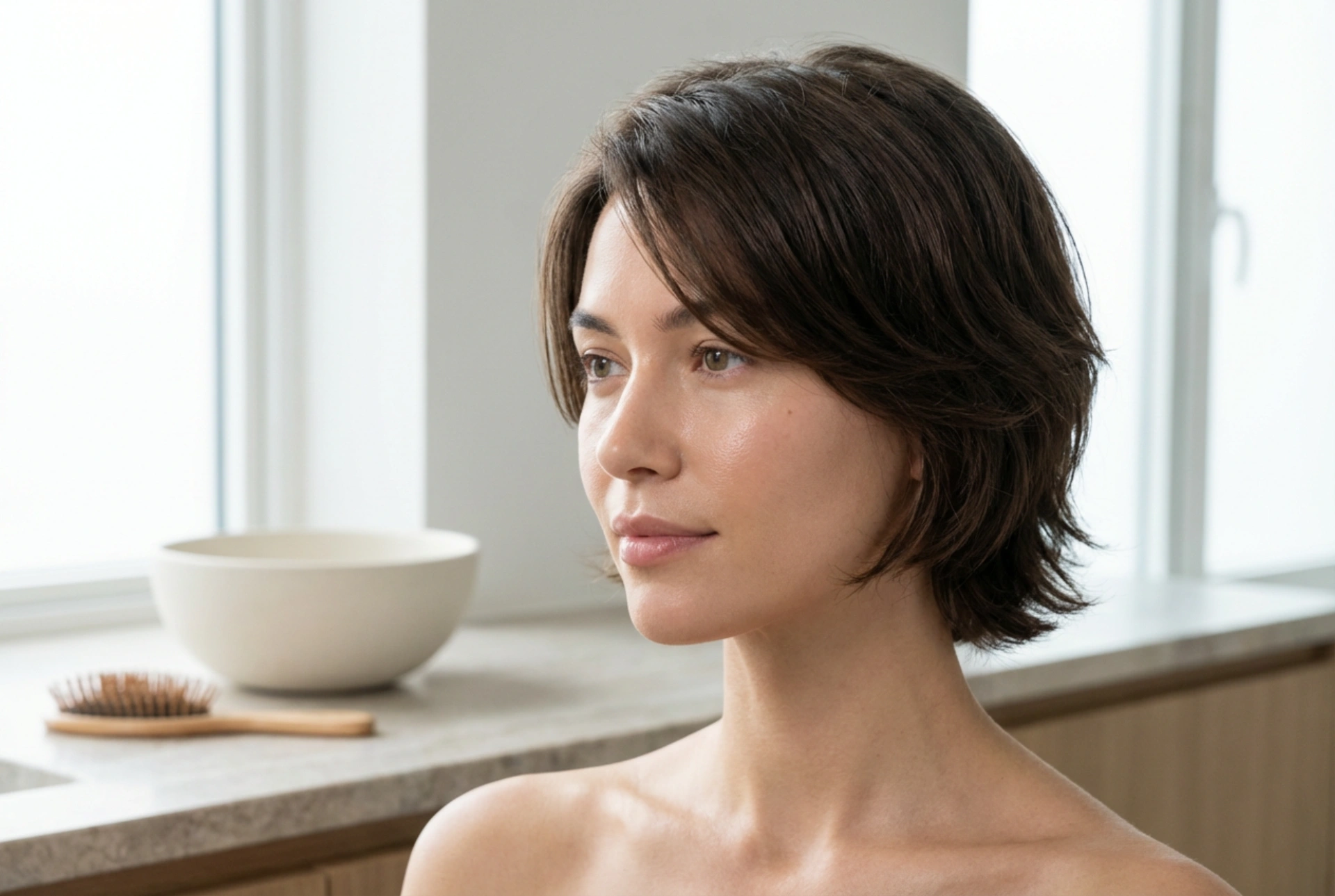 Cabelos curtos femininos que não precisam de estilização: corte, cuidado e secagem natural