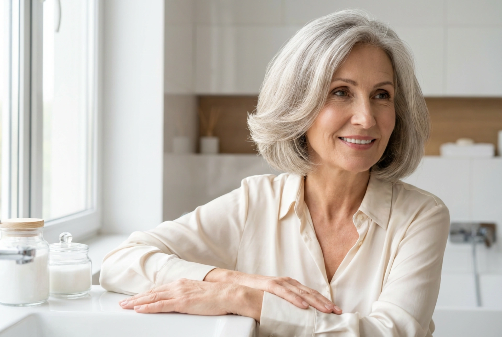 Penteados rejuvenescedores para mulheres de 70 anos: forma, volume e franja