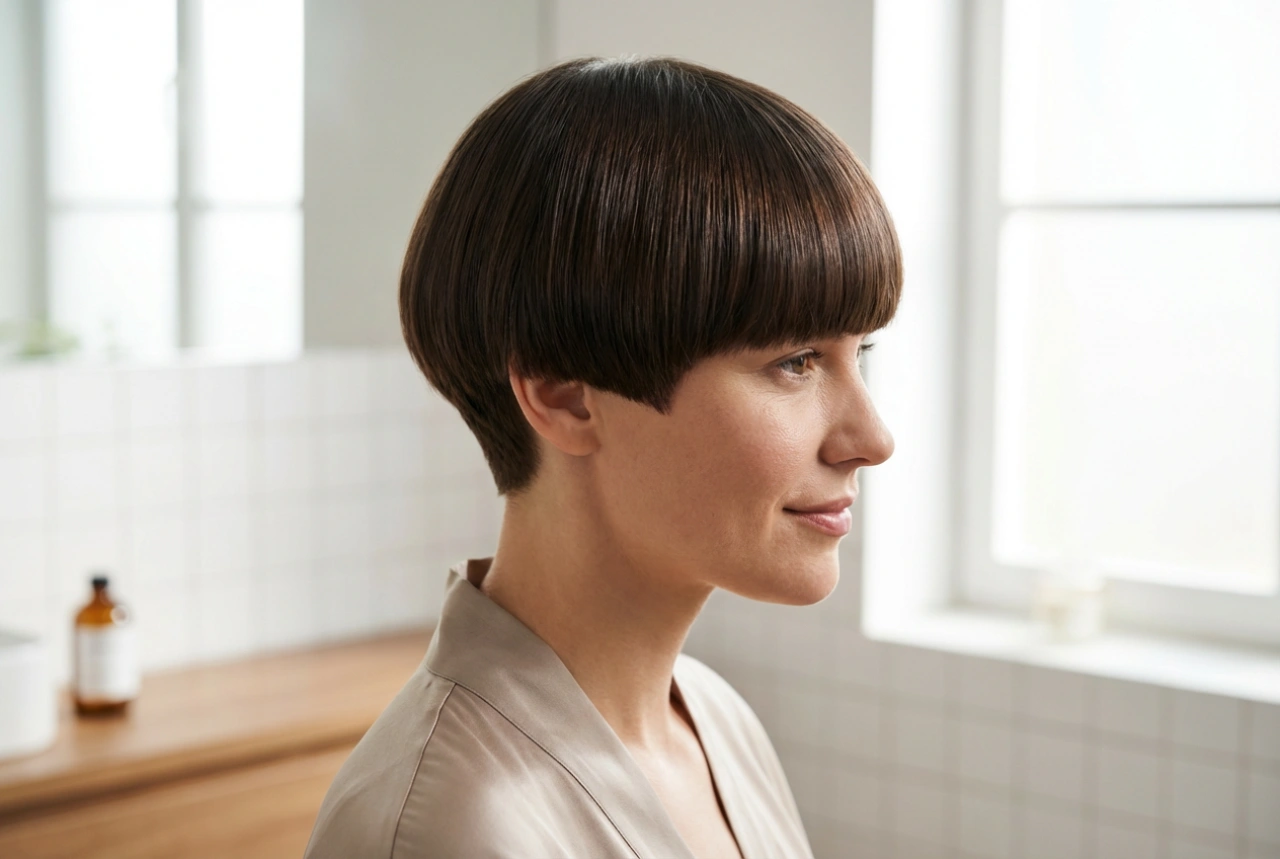 Corte de cabelo tigela feminino: modelagem suave e controle de volume