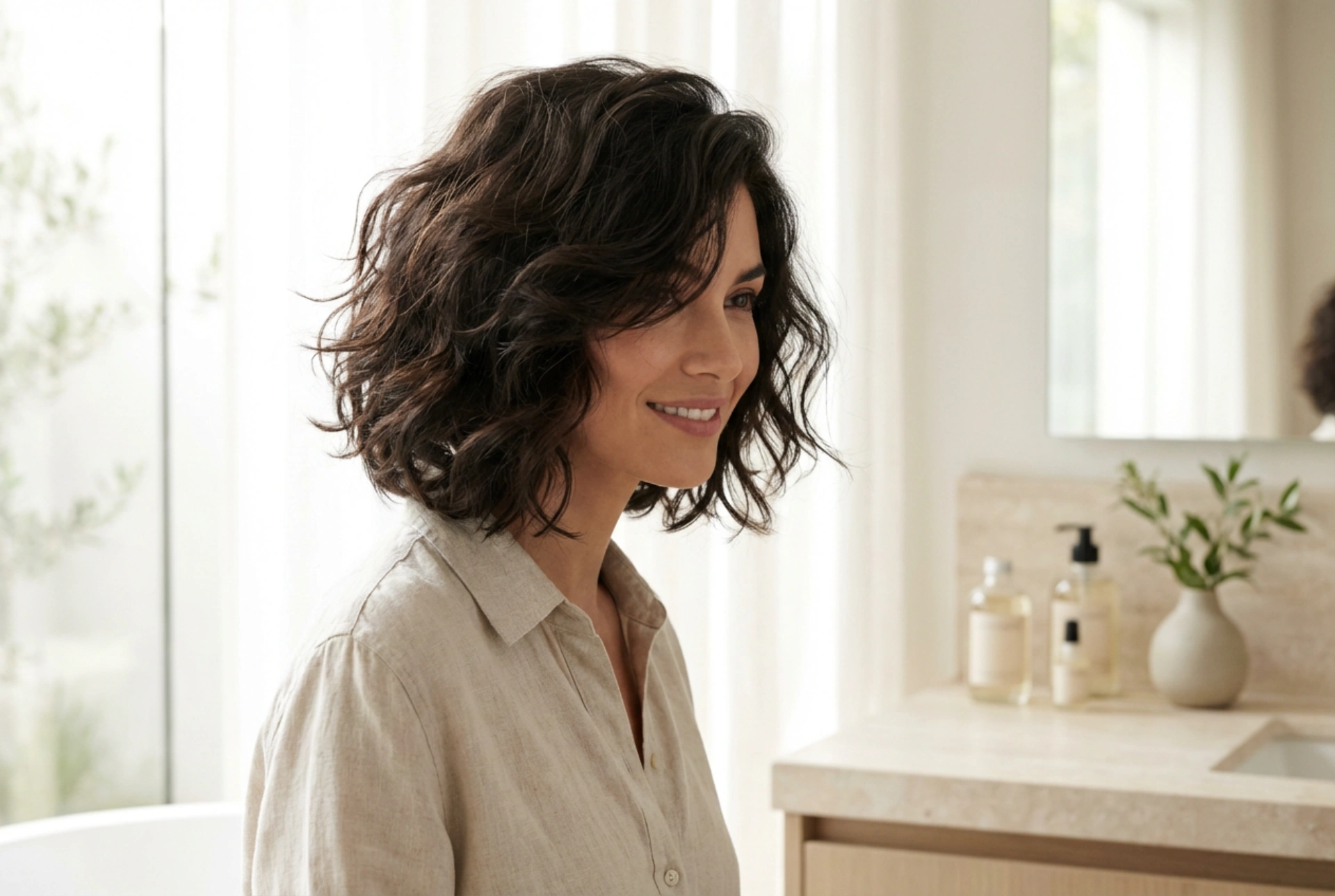 Corte de cabelo feminino na altura da orelha: volume, textura e fixação rápida
