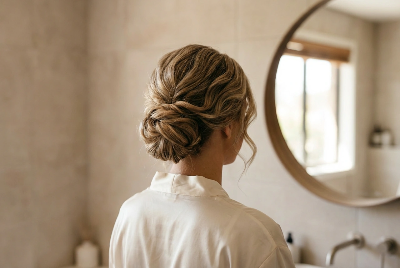Penteado elegante para qualquer ocasião: coques lisos e ondas