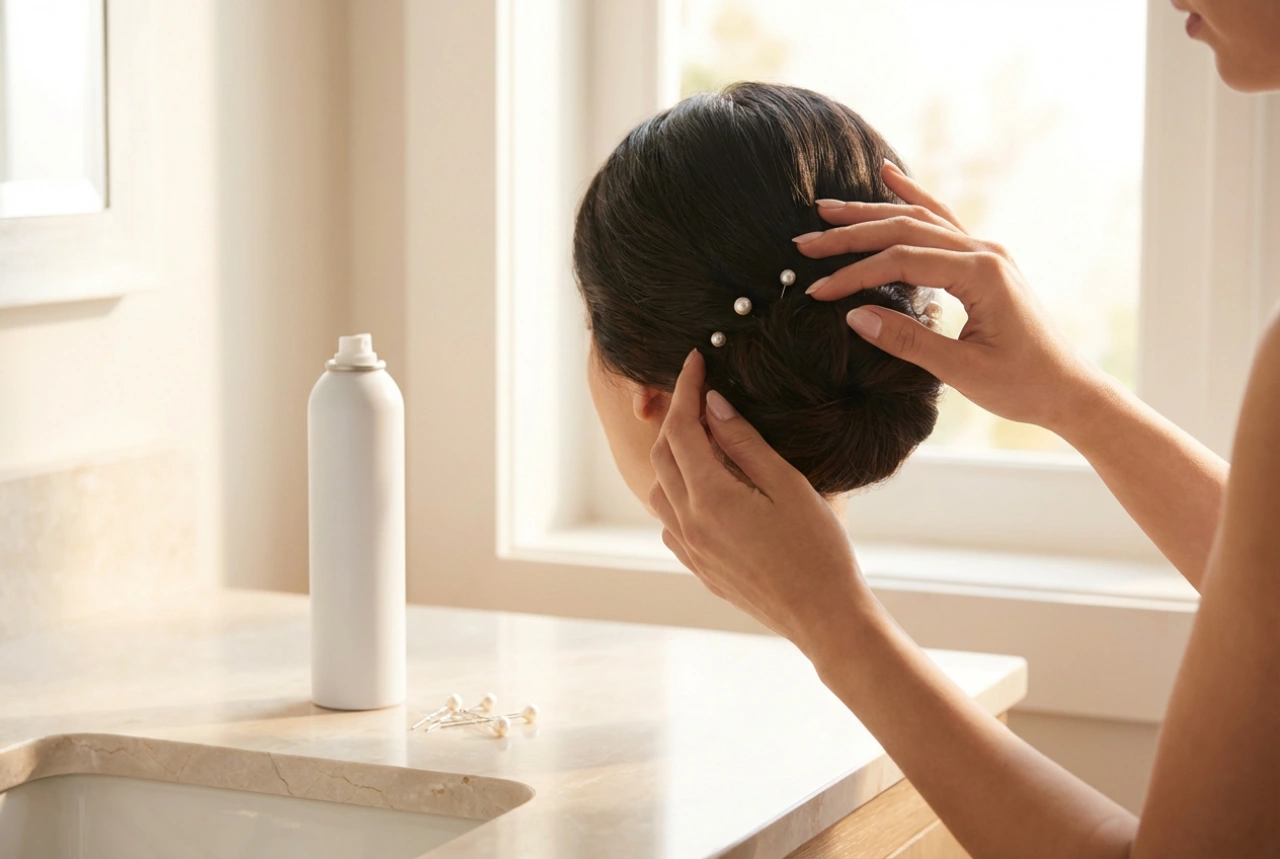 Penteado: coque de casamento passo a passo, fixação e ornamentos