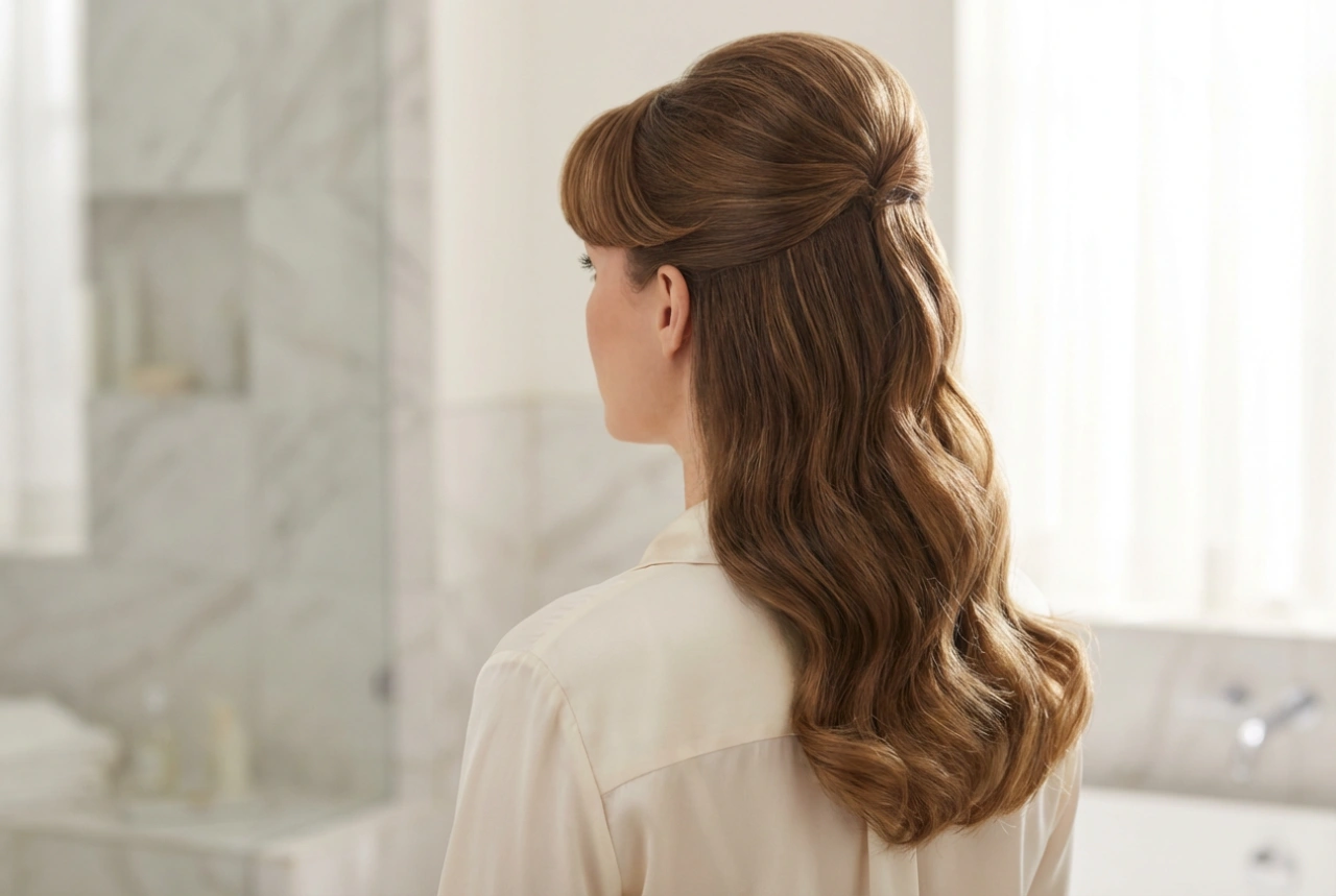 Penteado dos anos 60: franja levantada, ondas felinas e fixação clássica