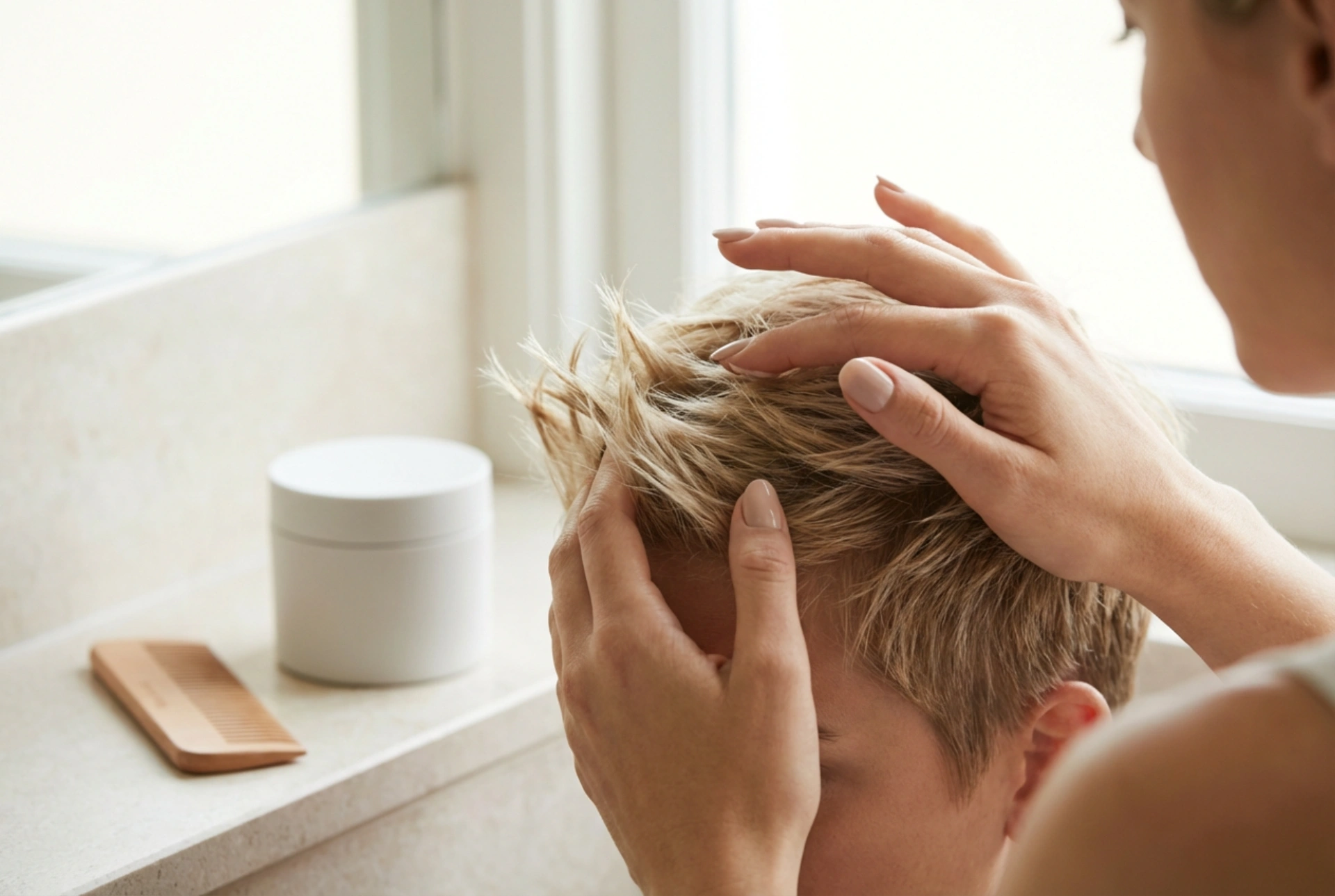 Como estilizar o corte de cabelo espetado: efeito mate e controle de direção