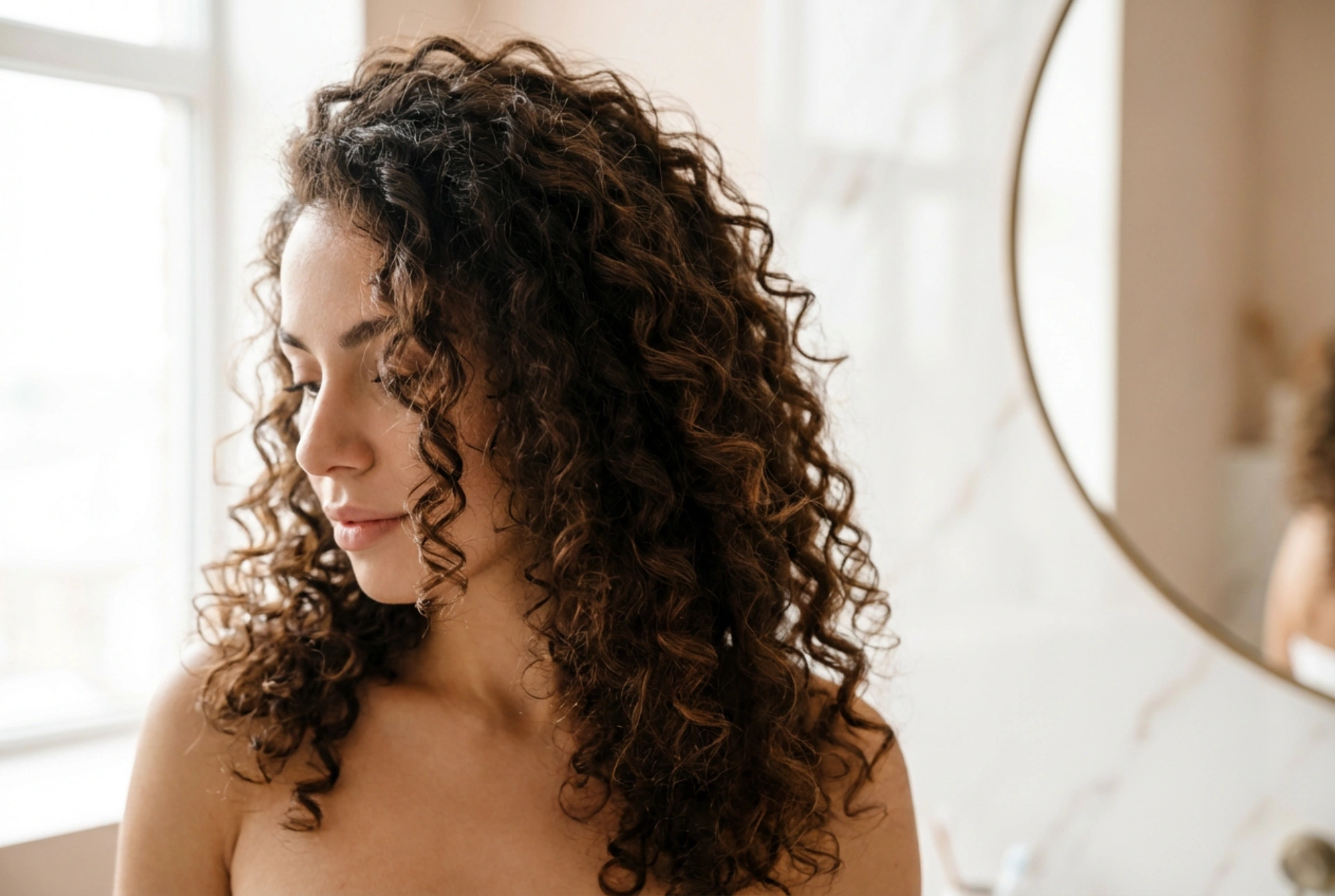 Definição sem frizz: Penteado para cabelo cacheado e fixação duradoura