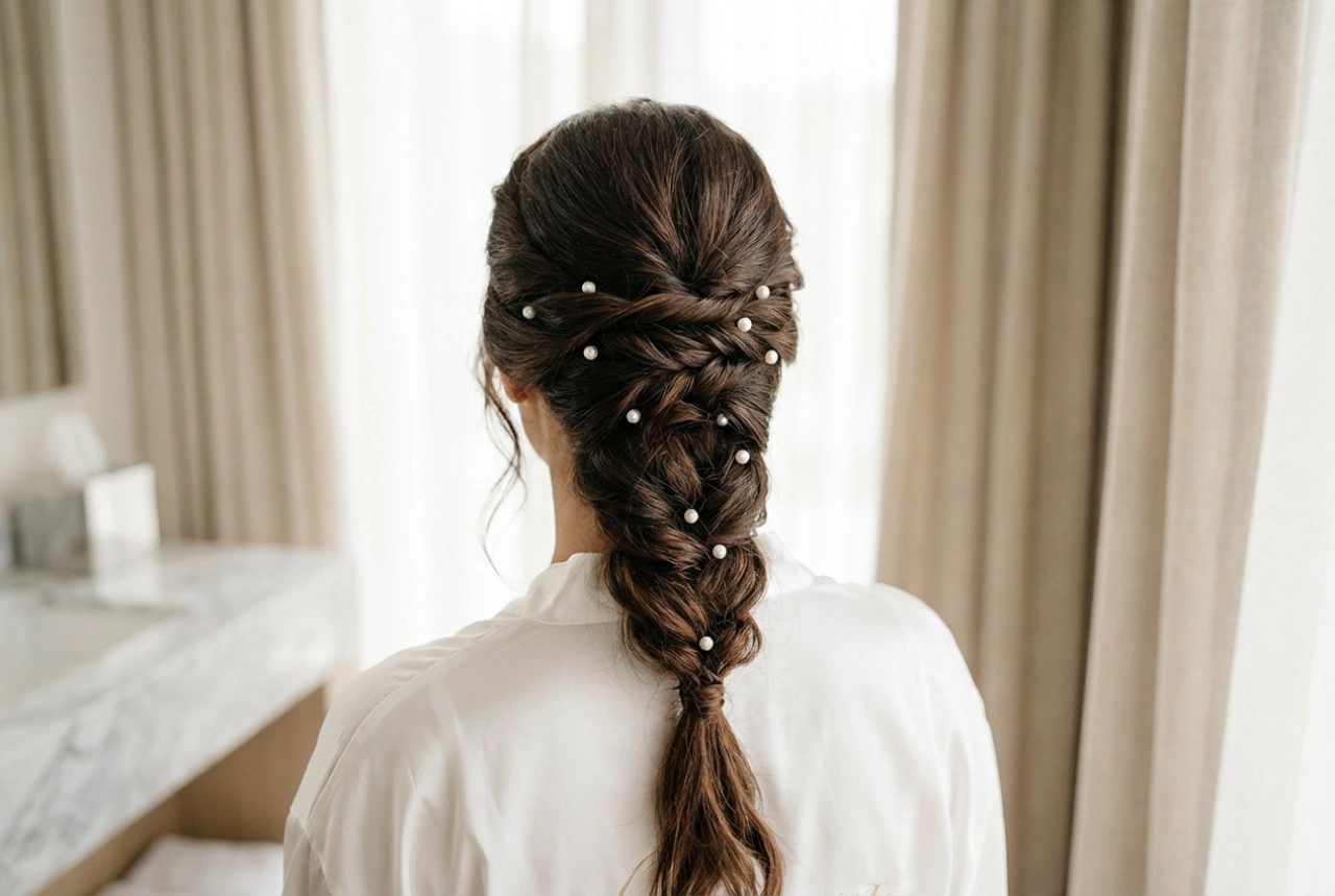 Penteados para o Grande Dia: Penteado de Noiva para Cabelo Comprido e Apanhados Duradouros