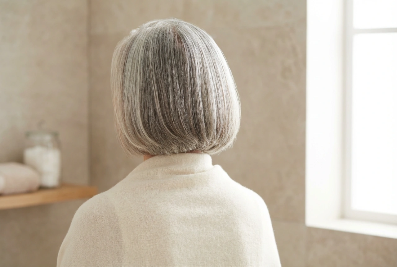Penteado depois dos 60: penteados confortáveis, linha de corte acentuada e brilho