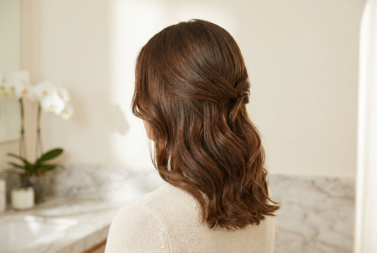 Do trabalho para a noite: penteado passo a passo para cabelos médios