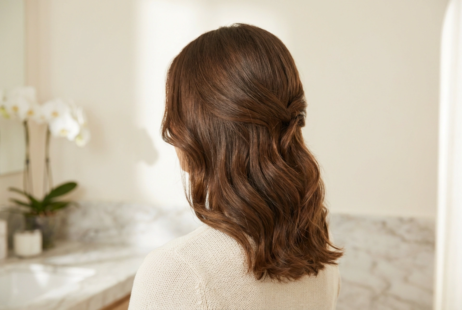 Do trabalho para a noite: penteado passo a passo para cabelos médios