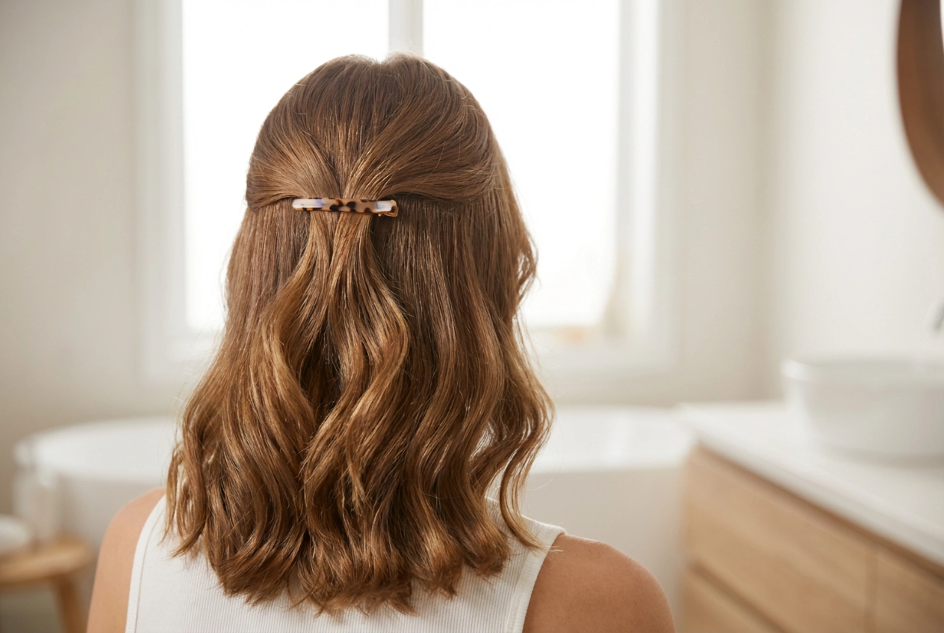 Como estilizar o comprimento: penteados para cabelos pelos ombros, ondas e semi-presos