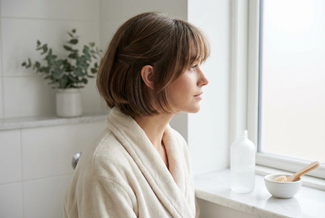 Cabelo atrás da orelha com franja: como evitar que fique achatado