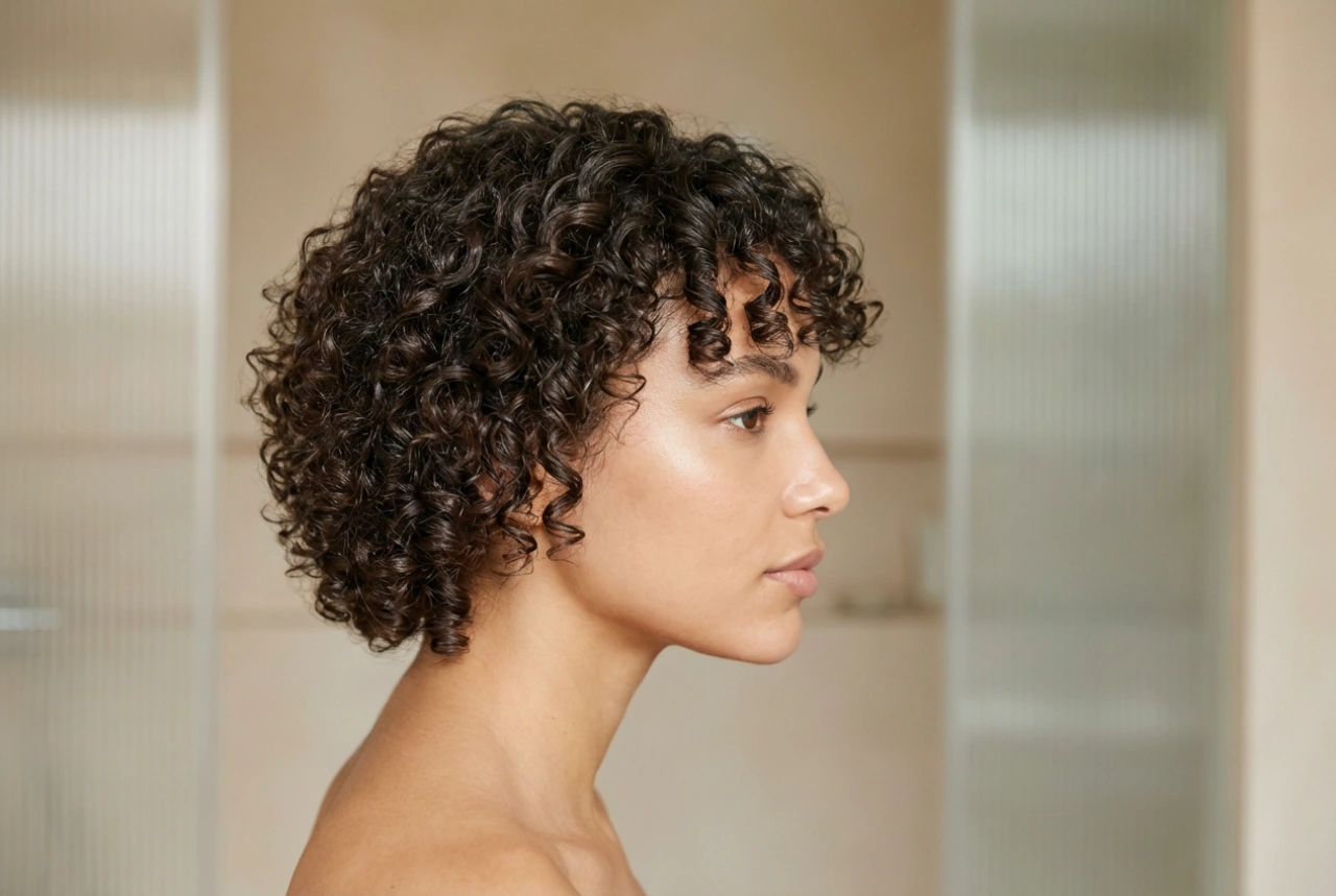 Cabelo cacheado curto: penteados para cabelo cacheado curto sem frizz