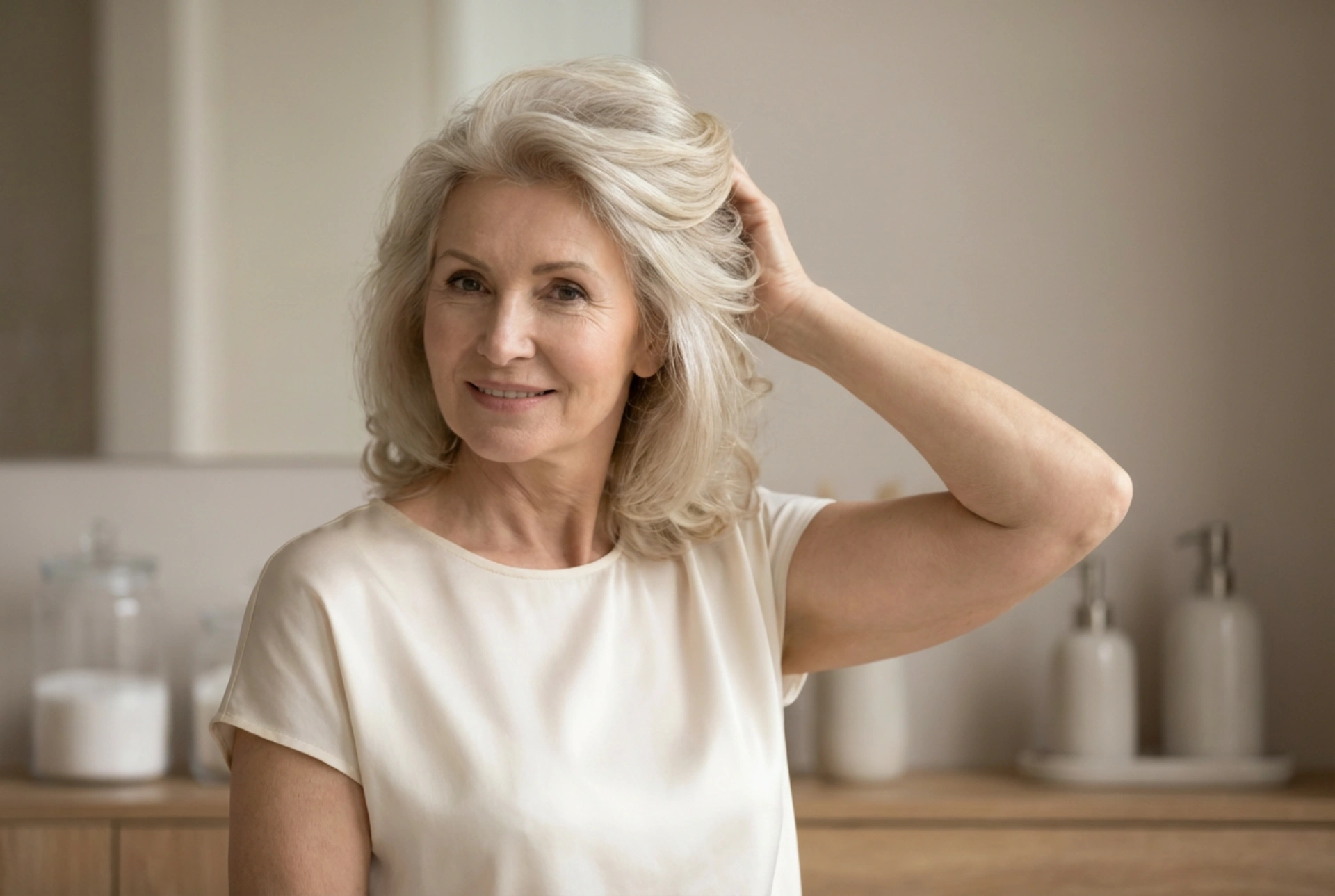 Penteados para mulheres com mais de sessenta anos: estilização fácil e cuidados para o volume