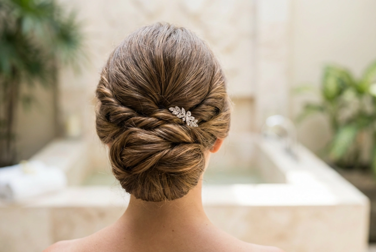 Coque de noiva elegante: penteados de casamento passo a passo
