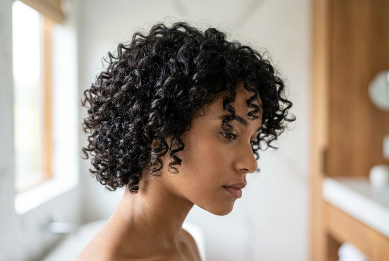 Cortes curtos: cabelo cacheado sem frizz, definição e fixação