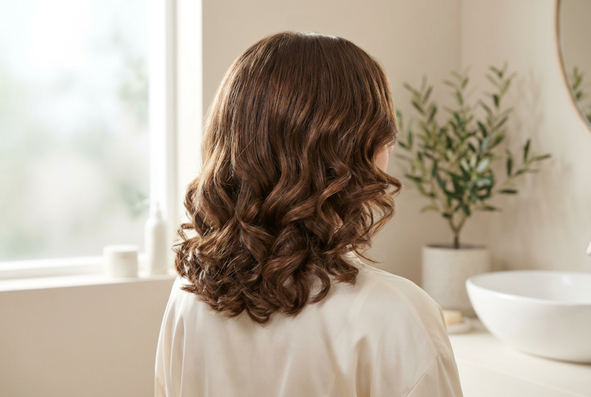 Caracóis para casamento em cabelo pelos ombros: um efeito duradouro passo a passo