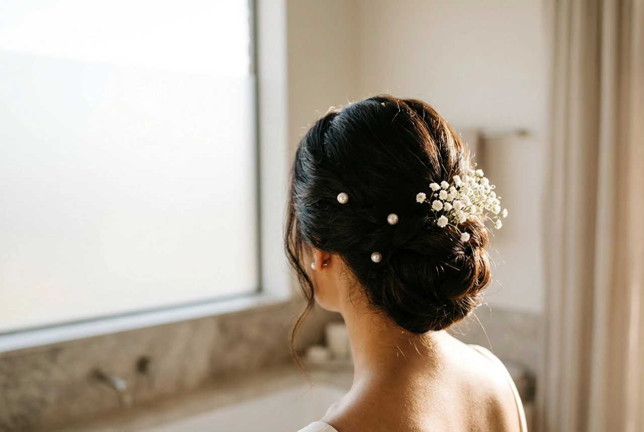 Penteados de casamento: coque clássico, ondas românticas e acessórios elegantes