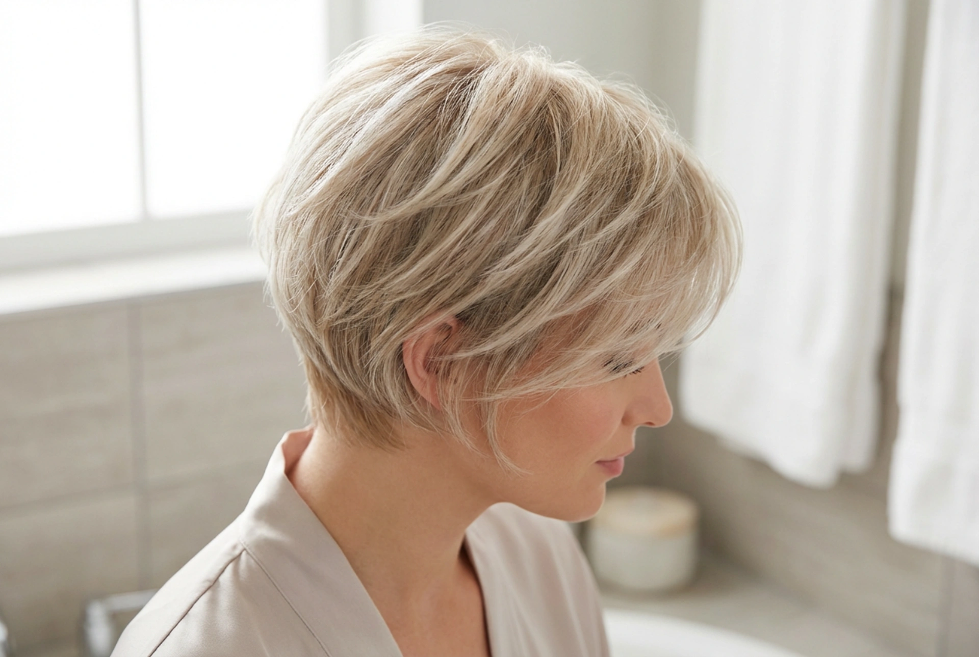 Cabelo curto repicado: como secar e estilizar para dar volume