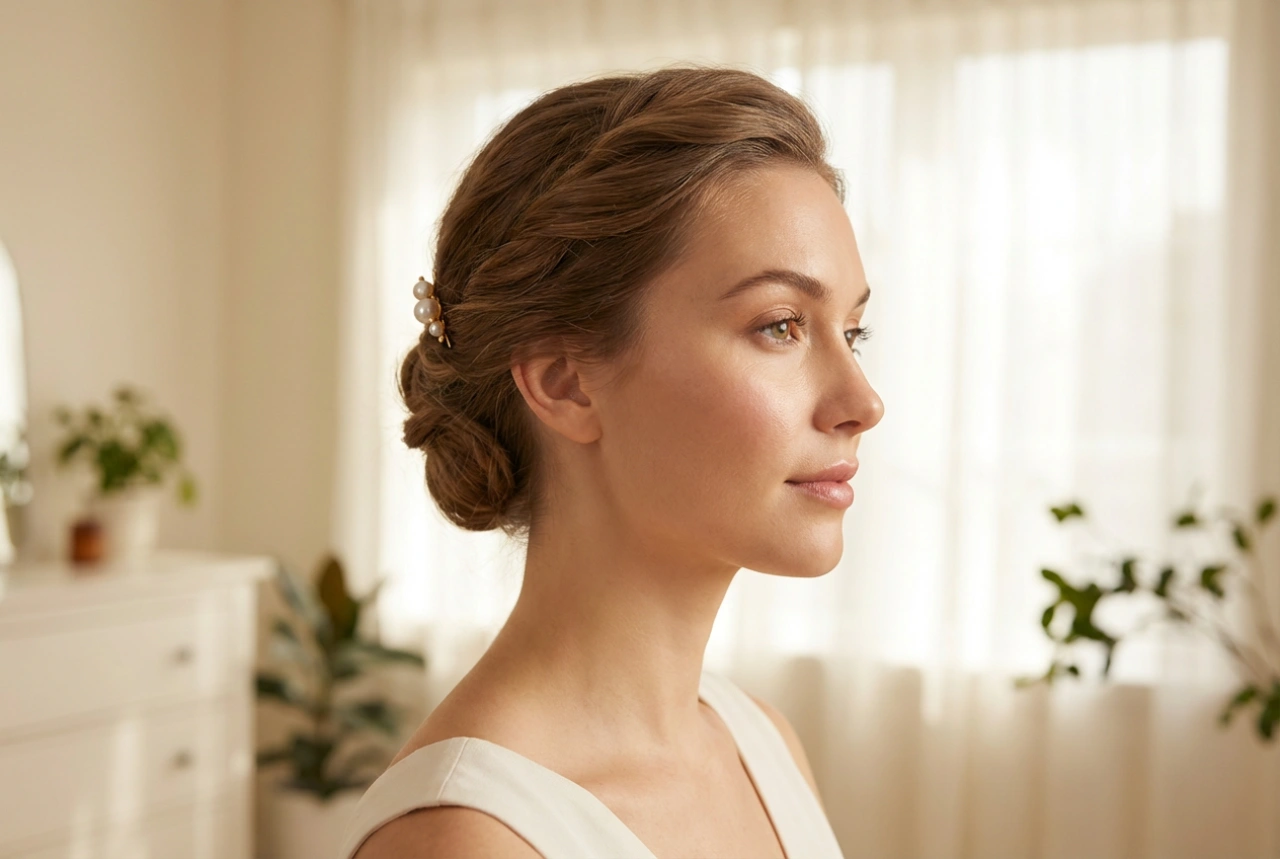 Penteado de casamento em casa: coques e ondas simples passo a passo