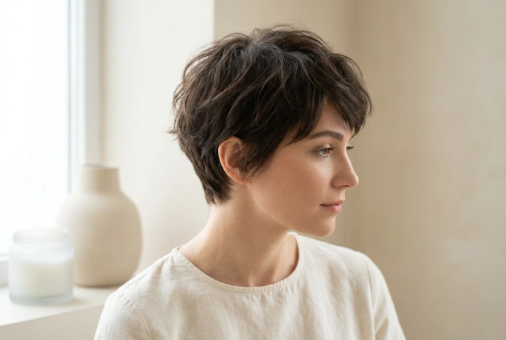 Corte de cabelo curto: modelagem rápida e textura sem pesar