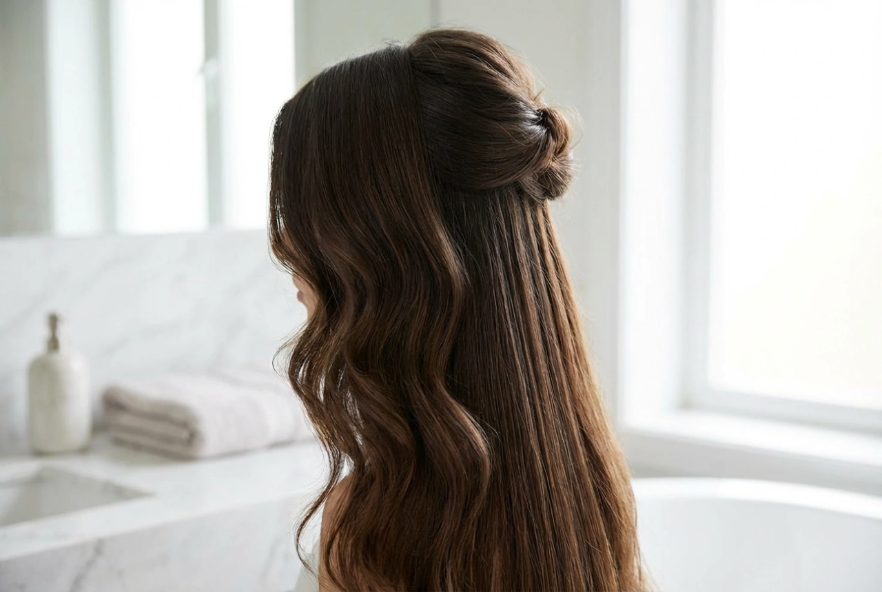 Penteados para cabelos longos: ondas, efeito liso e apanhados passo a passo