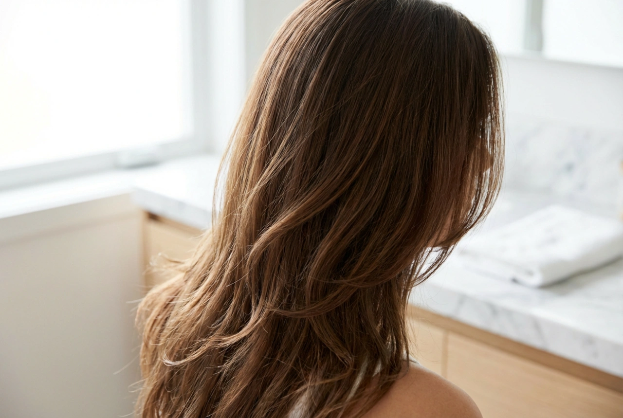 Corte de cabelo comprido passo a passo: contorno e volume