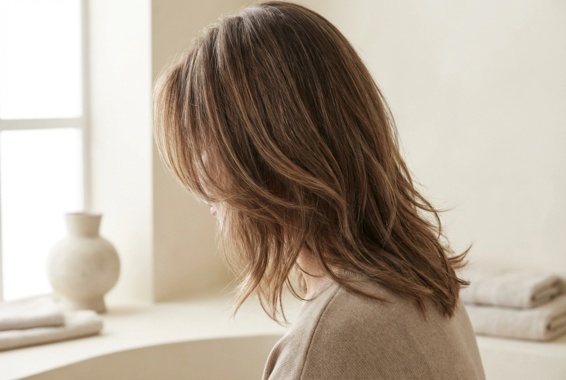 Cabelo em camadas na frente: como afinar os traços do rosto e adicionar leveza