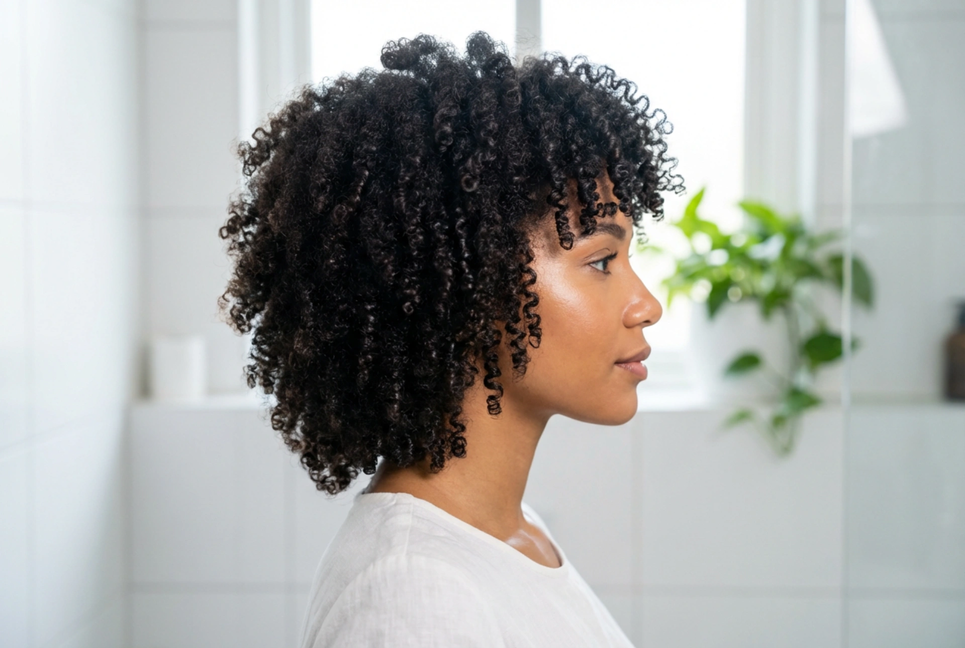 Cabelo afro e cachos: como definir a curvatura e manter o volume