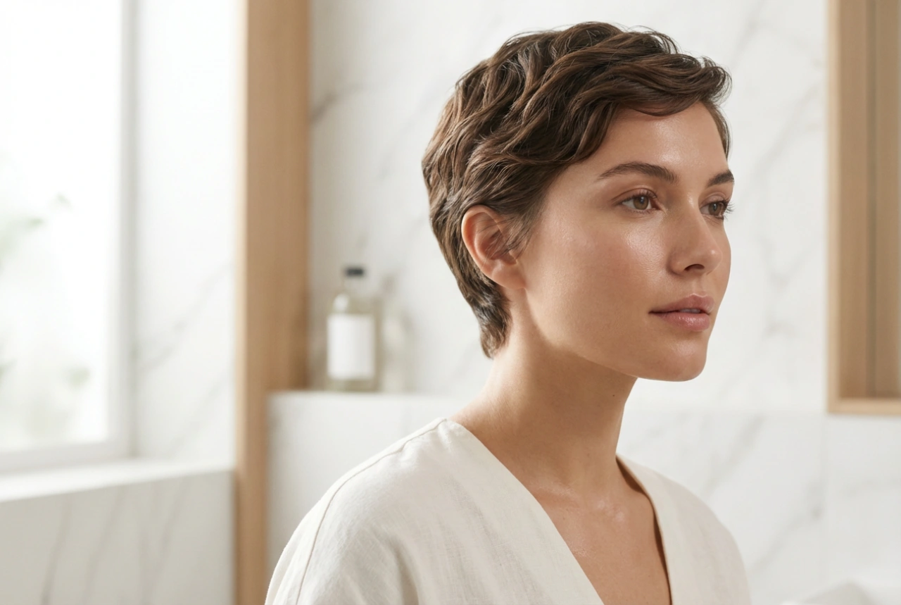 Corte de cabelo curto feminino para o dia a dia: textura, suavidade e fixação