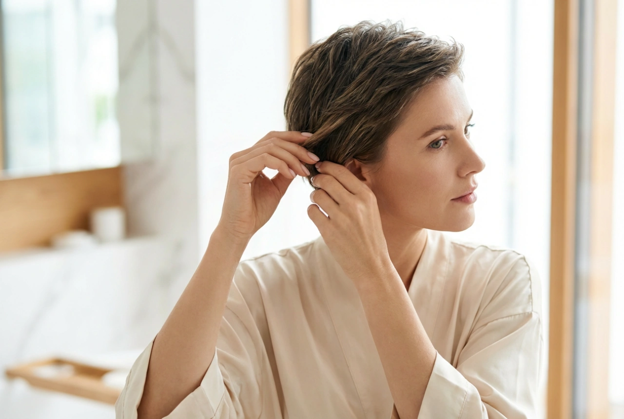 Penteado feminino: cabelo curto com efeito de volume passo a passo