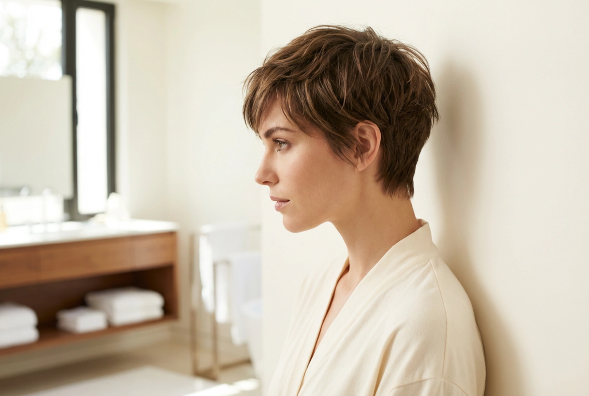 Minimalismo e Caráter: Cabelo Curto com Efeito Uau