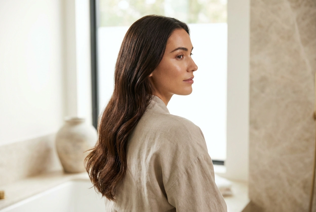 Liso e com Brilho: Penteado em Cabelos Lisos, Sem Efeito Capacete