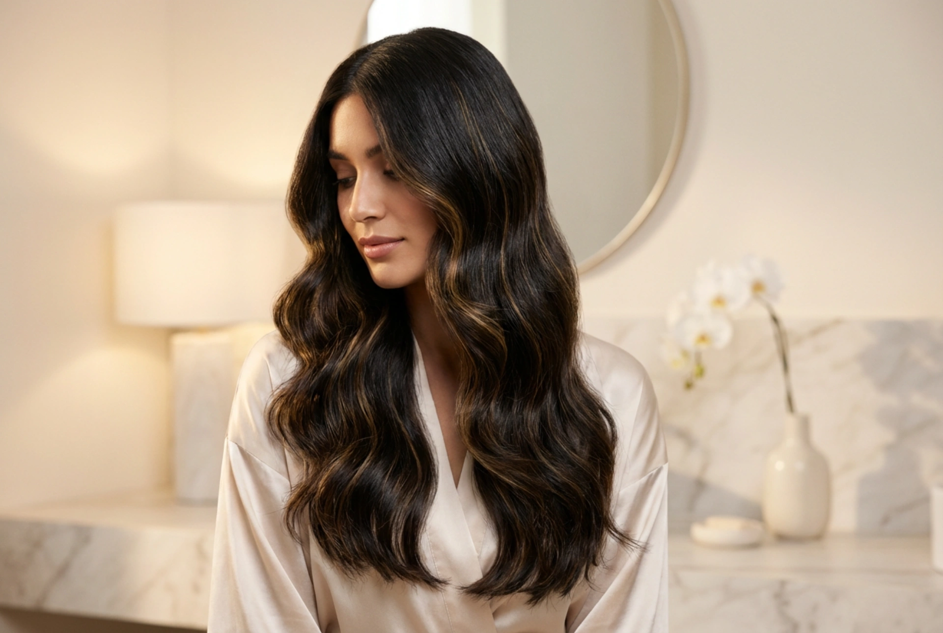 Brilho e durabilidade: penteados de Ano Novo para cabelos longos com efeito glamour