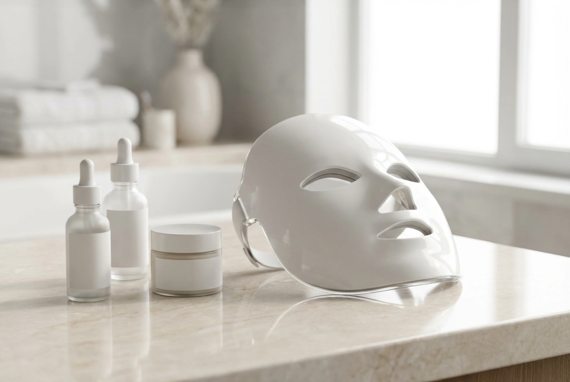 Máscara LED facial: preparação da pele, tempo de sessão e cuidados posteriores